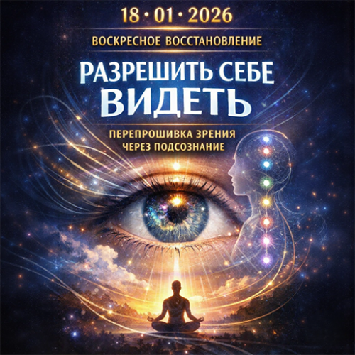 Воскресное восстановление "Разрешите себе видеть"