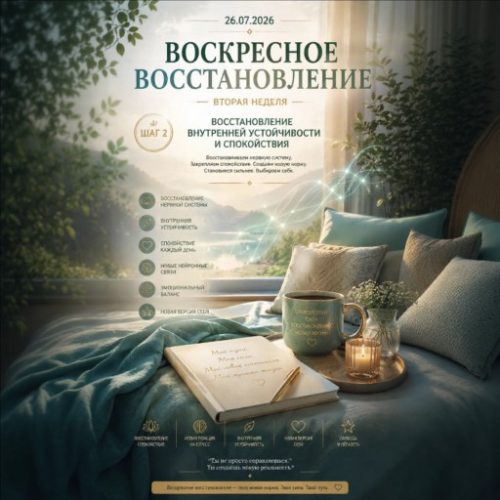 Воскресное восстановление "Возвращение спокойствия" нелеля 2