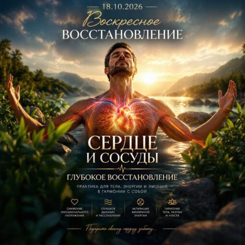 18.10.2026  СЕРДЦЕ И СОСУДЫ. ГЛУБОКОЕ ВОССТАНОВЛЕНИЕ
