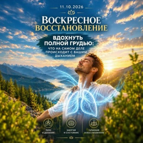 Воскресное восстановление "Вдохнуть полной грудью" 11.10.2026